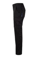 Pantalón strech bicolor 103024S Velilla negro/celeste - vista 3