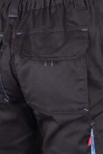 Pantalón strech bicolor 103024S Velilla negro/celeste - vista 6