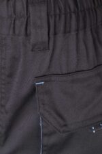 Pantalón strech bicolor 103024S Velilla negro/celeste - vista 7