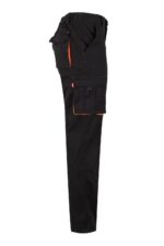 Pantalón strech bicolor 103024S Velilla negro/naranja - vista 4