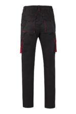 Pantalón strech bicolor 103024S Velilla negro/rojo - vista 2