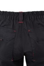Pantalón strech bicolor 103024S Velilla negro/rojo - vista 7