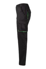 Pantalón strech bicolor 103024S Velilla negro/verde lima - vista 3