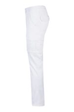 Pantalon stretch multibolsillos 103002S Velilla blanco - vista 3