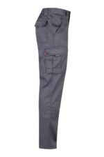 Pantalon stretch multibolsillos 103002S Velilla gris - vista 4