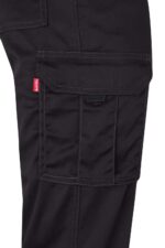 Pantalon stretch multibolsillos 103002S Velilla negro - vista 5