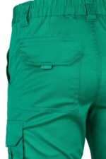 Pantalon stretch multibolsillos 103002S Velilla verde - vista 6