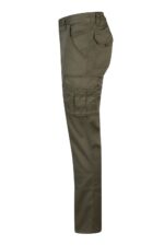 Pantalon stretch multibolsillos 103002S Velilla verde caza - vista 3