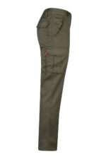 Pantalon stretch multibolsillos 103002S Velilla verde caza - vista 4