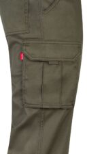 Pantalon stretch multibolsillos 103002S Velilla verde caza - vista 5