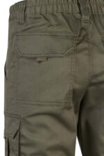 Pantalon stretch multibolsillos 103002S Velilla verde caza - vista 6