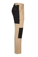 Pantalón trekking stretch bicolor 103022S Velilla beige arena/negro - vista 4