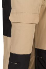 Pantalón trekking stretch bicolor 103022S Velilla beige arena/negro - vista 5