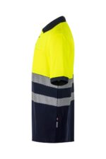 Polo algodón alta visibilidad 305523 Velilla azul navy/amarillo flúor - vista 4