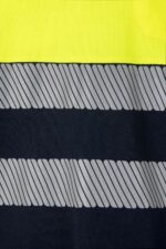 Polo alta visibilidad algodón 305525 Velilla azul navy/amarillo flúor - vista 5