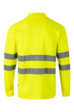 Polo algodón M/L alta visibilidad 305514 Velilla amarillo fluor - vista 2