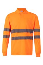 Polo algodón M/L alta visibilidad 305514 Velilla - vista 8