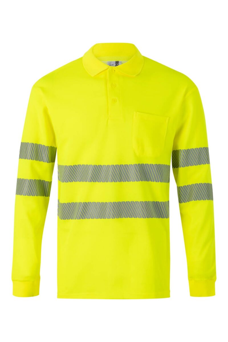 POLO ALGODÓN ML RS AMARILLO FLÚOR VELILLA