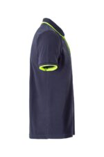 Polo manga corta bicolor 105504 Velilla azul navy/amarillo flúor - vista 3