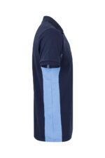 Polo manga corta bicolor 105504 Velilla azul navy/celeste - vista 3