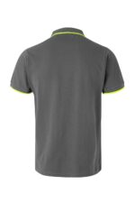 Polo manga corta bicolor 105504 Velilla gris/amarillo fluor - vista 2