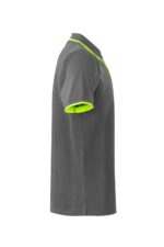 Polo manga corta bicolor 105504 Velilla gris/amarillo fluor - vista 3