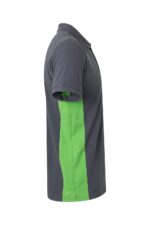 Polo manga corta bicolor 105504 Velilla gris/verde lima - vista 3