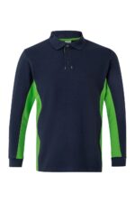 Polo manga larga bicolor 105515 Velilla - vista 4