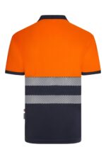 Polo bicolor alta visibilidad 305533 Velilla - vista 2