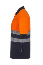 Polo bicolor alta visibilidad 305533 Velilla - vista 2