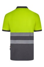 Polo bicolor alta visibilidad 305533 Velilla - vista 2