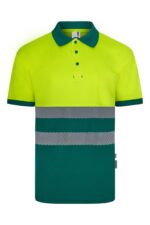 POLO GRS BICOLOR MC RS VERDE/AMARILLO FLÚOR VELILLA