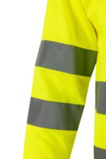 Polo manga larga alta visibilidad 174 Velilla amarillo fluor - vista 5
