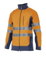 SOFT SHELL BICOLOR AV AZUL MARINO/NARANJA FLÚOR VELILLA