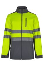 SOFT SHELL BICOLOR AV GRIS/AMARILLO FLÚOR VELILLA