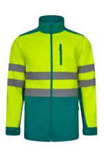SOFT SHELL BICOLOR AV VERDE/AMARILLO FLÚOR VELILLA