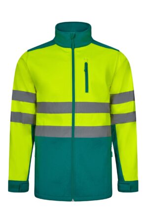 SOFT SHELL BICOLOR AV VERDE/AMARILLO FLÚOR VELILLA