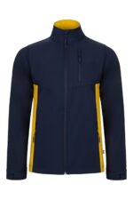 SOFT SHELL BICOLOR AZUL NAVY/AMARILLO VELILLA