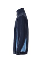 Sudadera bicolor media cremallera 105703 Velilla azul navy/celeste - vista 3