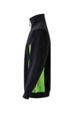 Sudadera bicolor media cremallera 105703 Velilla negro/verde lima - vista 3