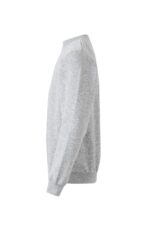 Sudadera de trabajo cuello redondo 105701 Velilla gris jaspeado - vista 3